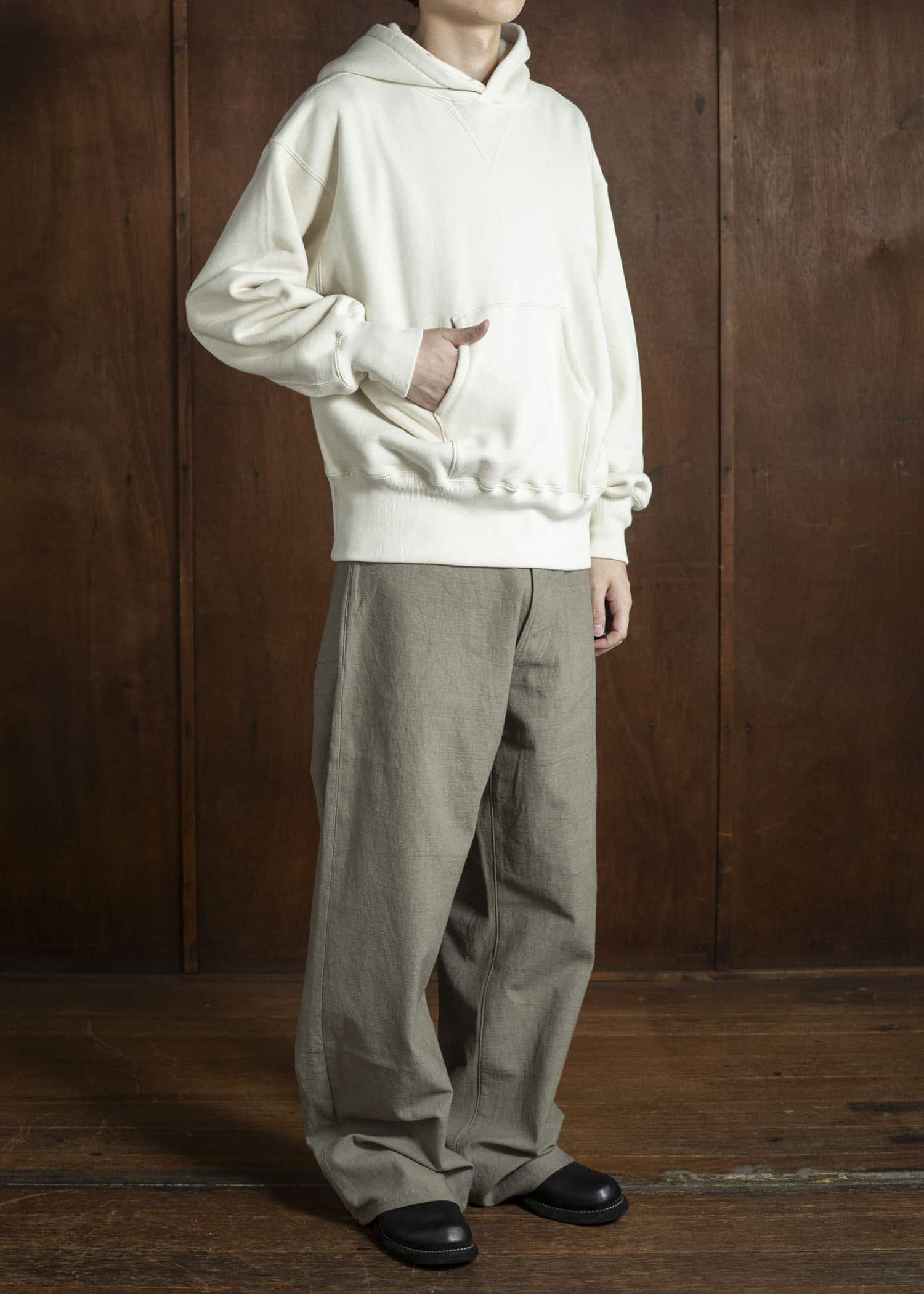 Taiga Takahashi Lot.606 Hooded Sweat Shirt IVORY – VISION OF FASHION