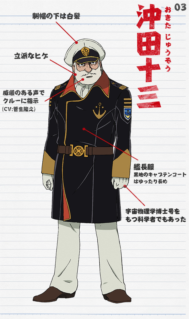 宇宙戦艦ヤマト紀行］キャラクターファイル:03 沖田十三 - V-STORAGE