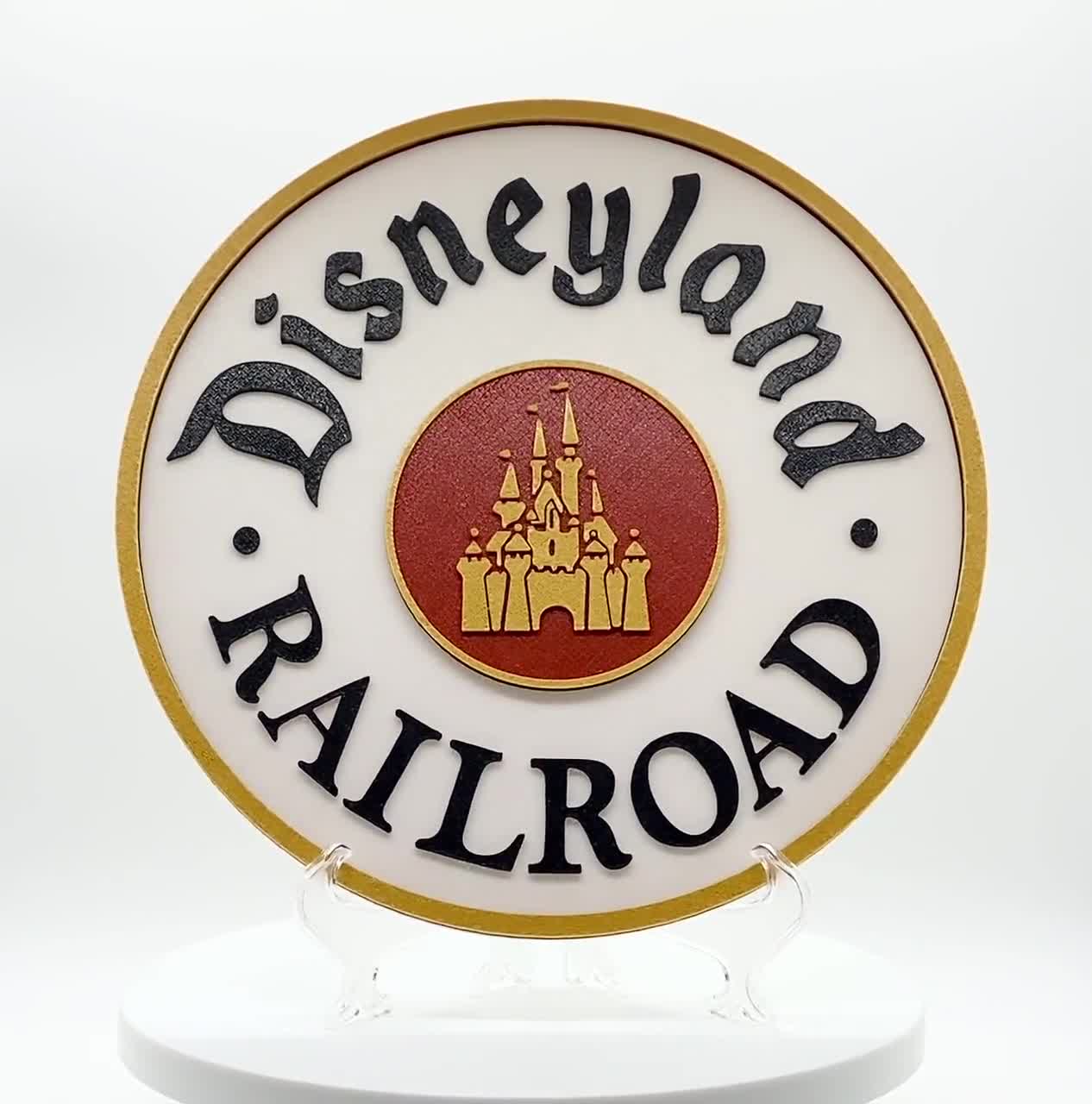 Disneyland Railroad 40周年記念プレート シリアルナンバー Disneyland