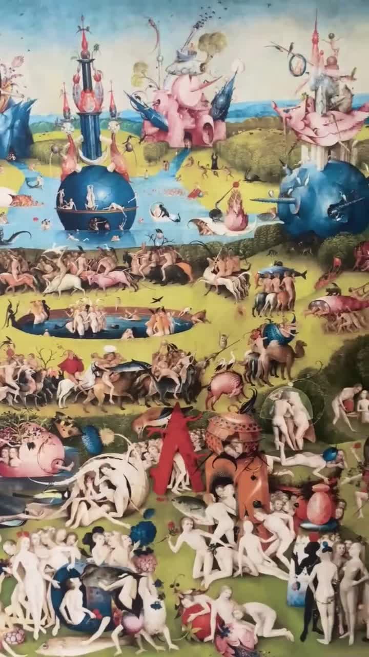 ヒエロニムス・ボス：快楽の園（三連祭壇画、1490年）、ボス・ガーデン