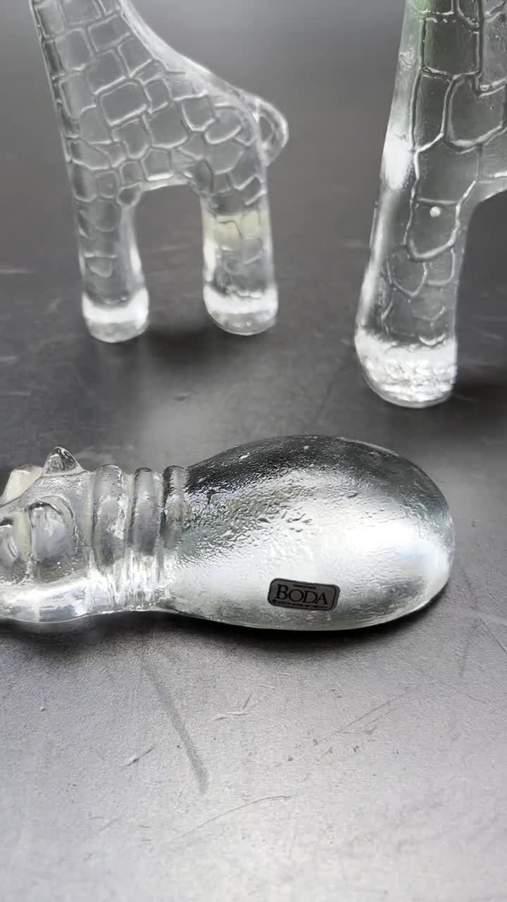 Set Kosta Boda Zoo Series Bertil Vallien True Vintage Design 70s