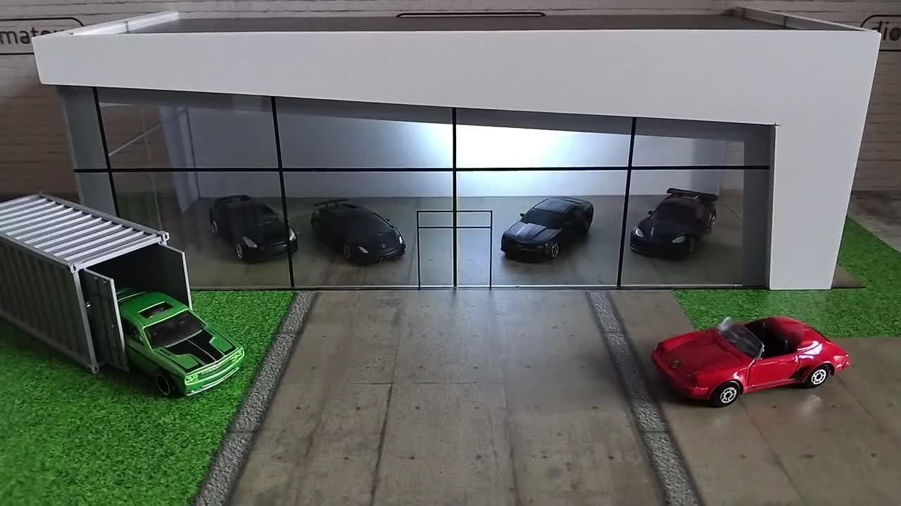 高級車ショールームジオラマ 1:60～1/64スケール ミニチュアカー