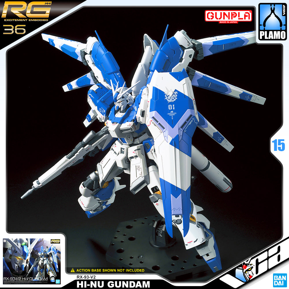 Bandai® Gunpla Real Grade 1/144 RG RX-93-V2 HI-NU GUNDAM – VCA