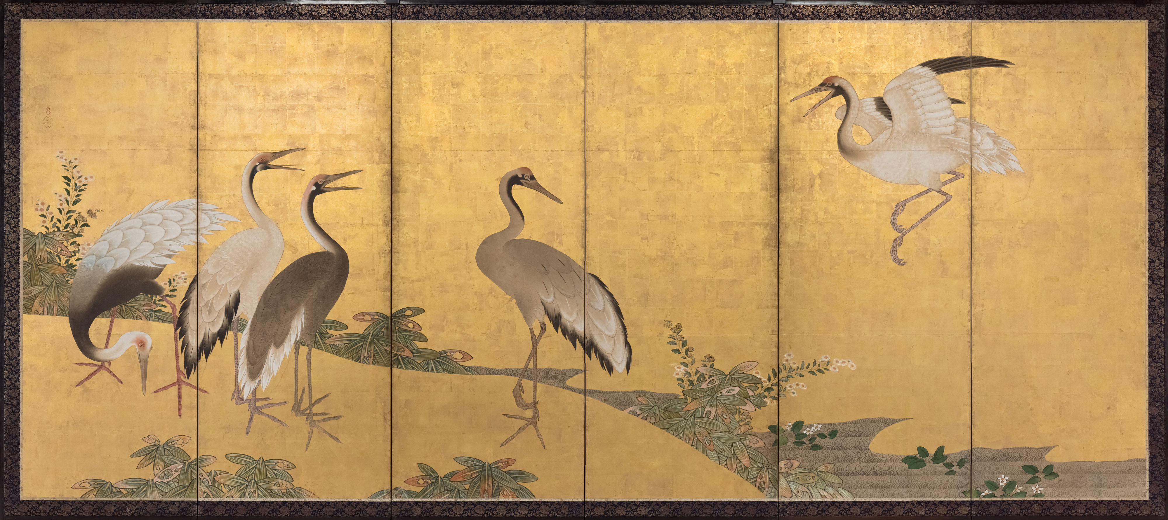 群鶴図 | やまぐちバーチャルアートミュージアム