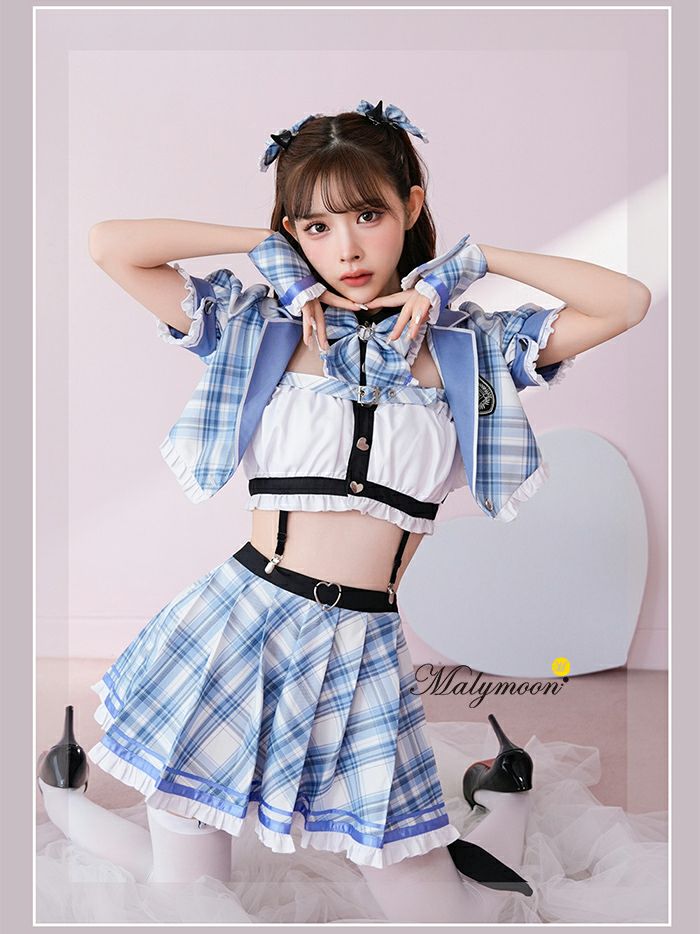 10点セット】Malymoon/マリームーン チェックデビル制服コスチューム