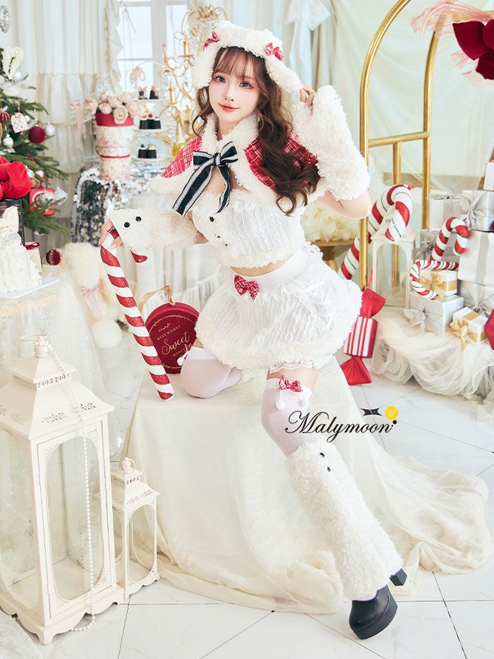 9点セット】vanityME. × Malymoon ポンポンファーキャットサンタ