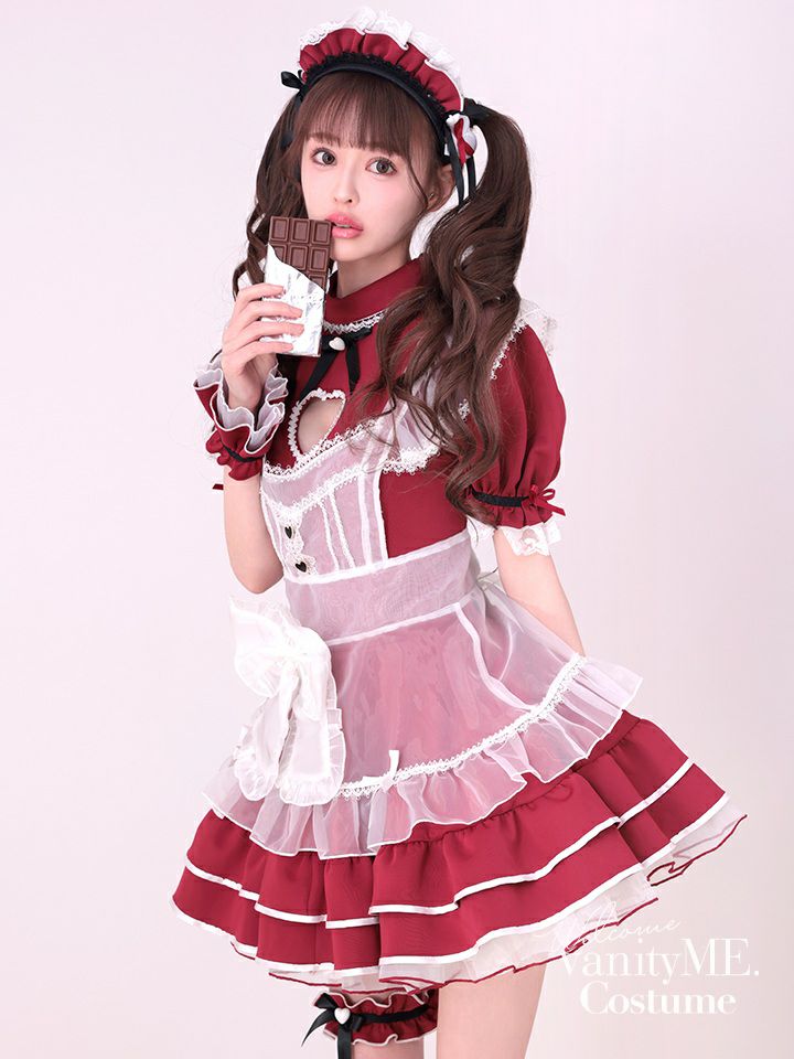 6点セット】Malymoon マリーンムーン 2wayチャイナドレス [レッド