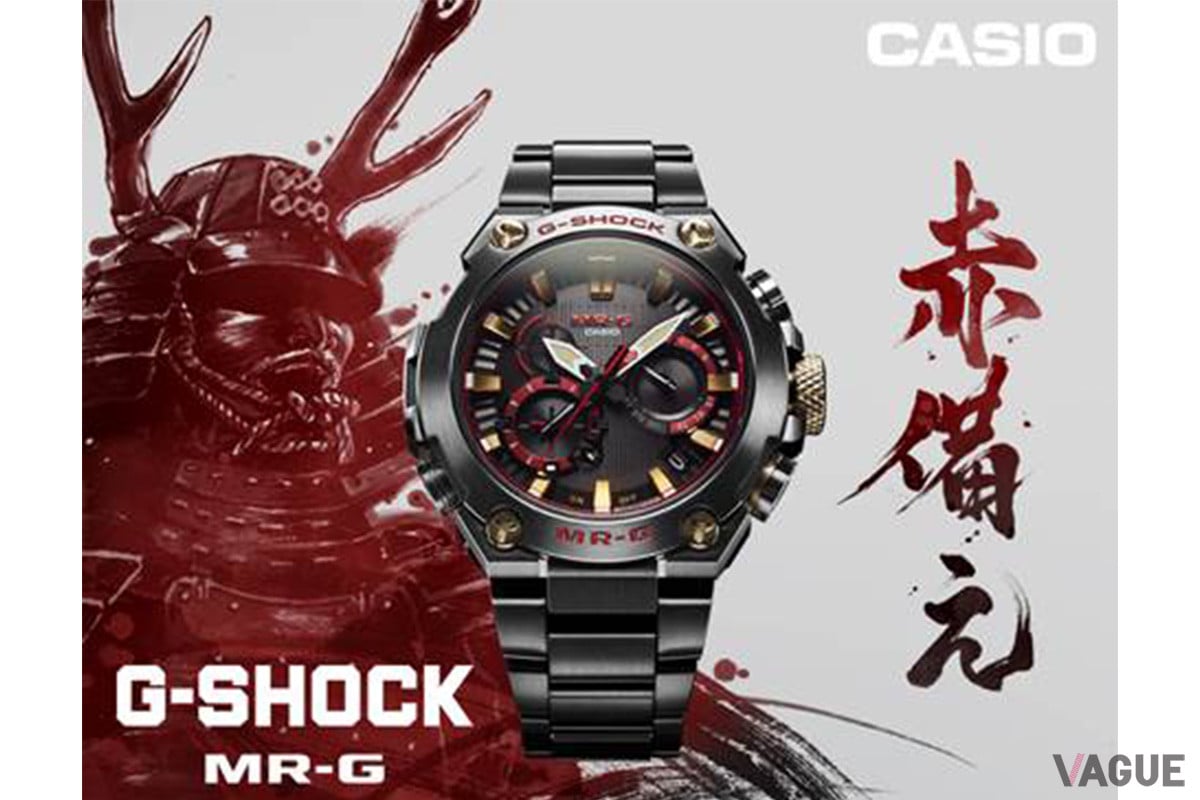 軽量かつ力強いチタンに包まれた高級G-SHOCKに「赤備え」モデル推参