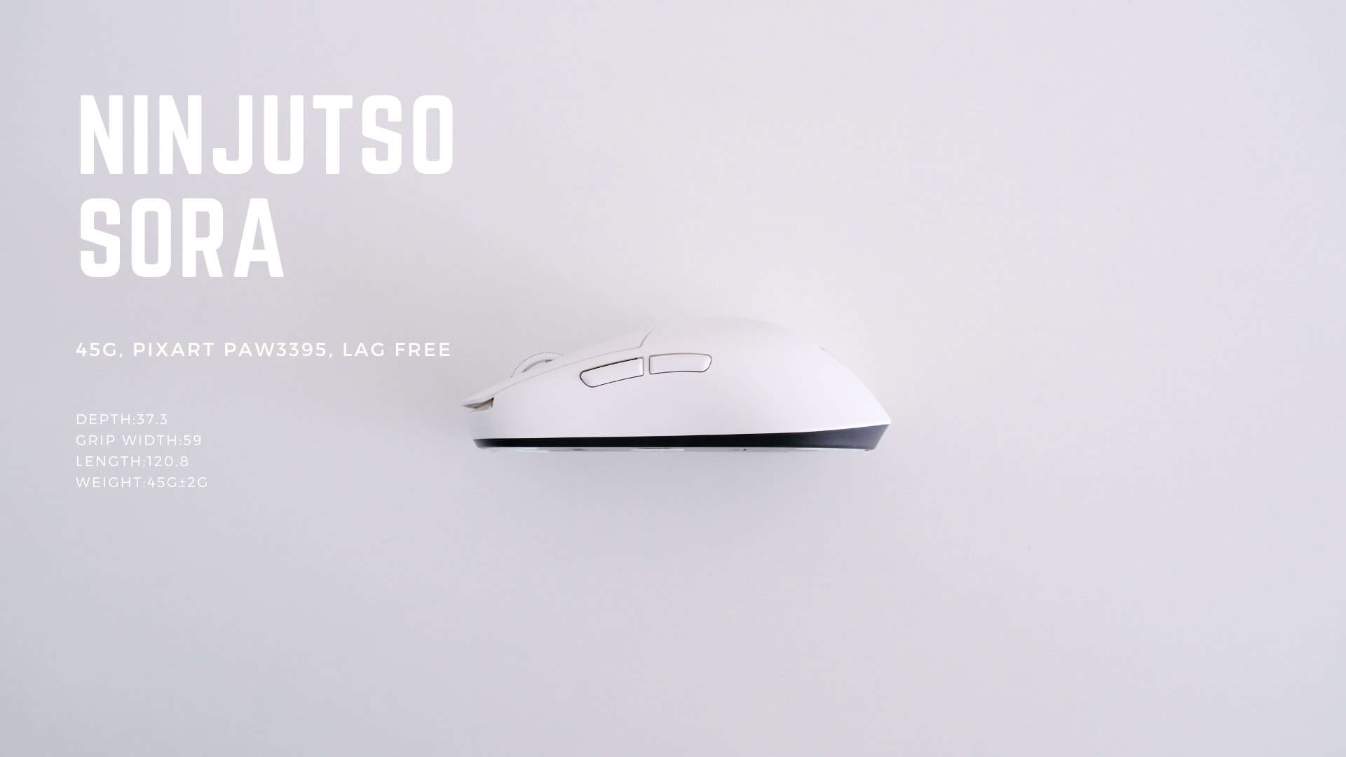 NINJUTSO SORAをレビュー：わずか45gの超軽量ワイヤレスゲーミング
