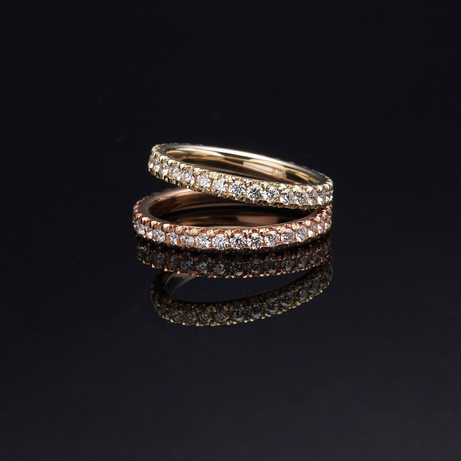 ダイヤモンド フルエタニティ ピンキーリング – VARTIX