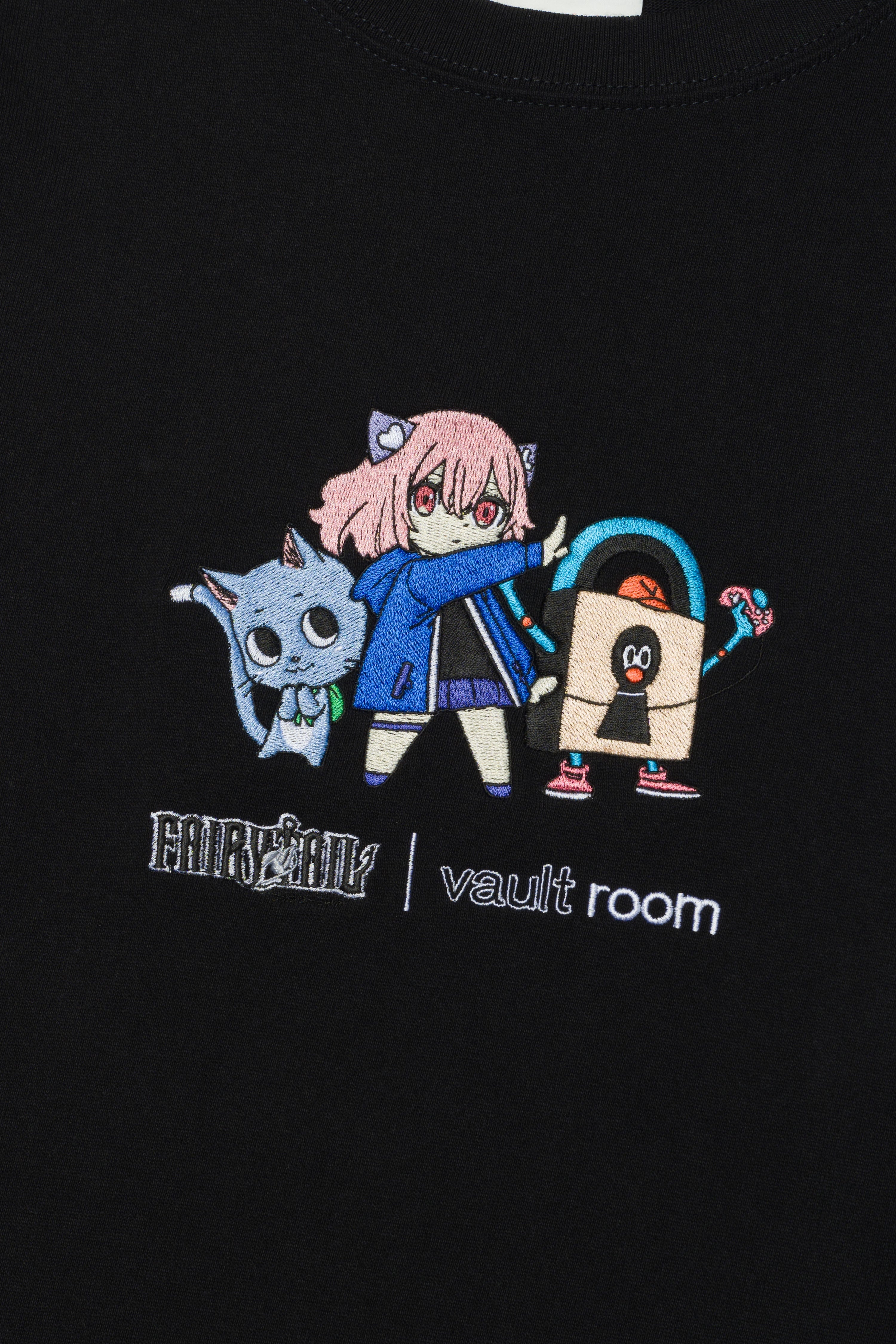 VR × nqrse × HAPPY TEE / BLACK – VAULTROOM