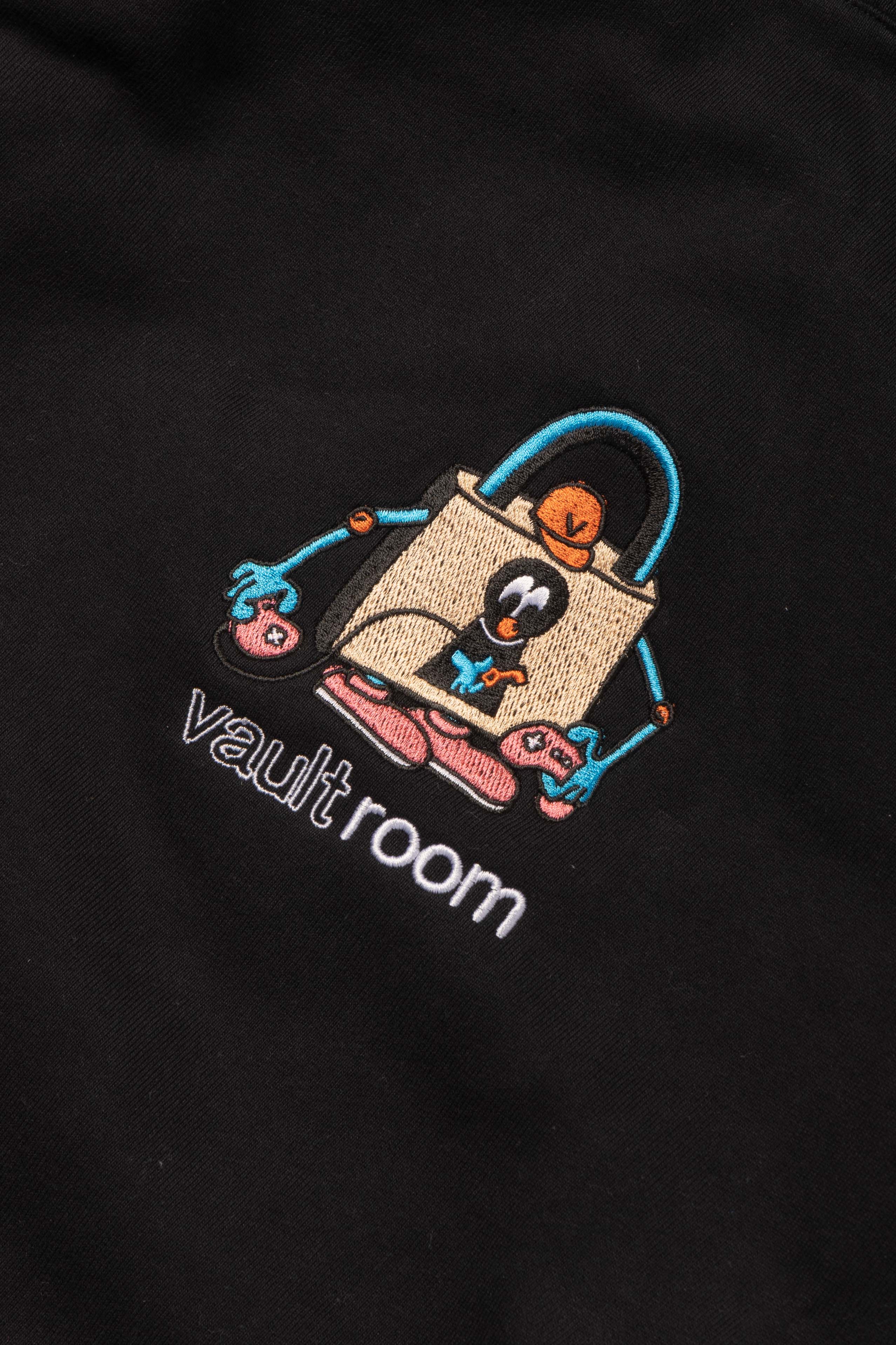 VAULTROOM LOGO HOODIE / BLK