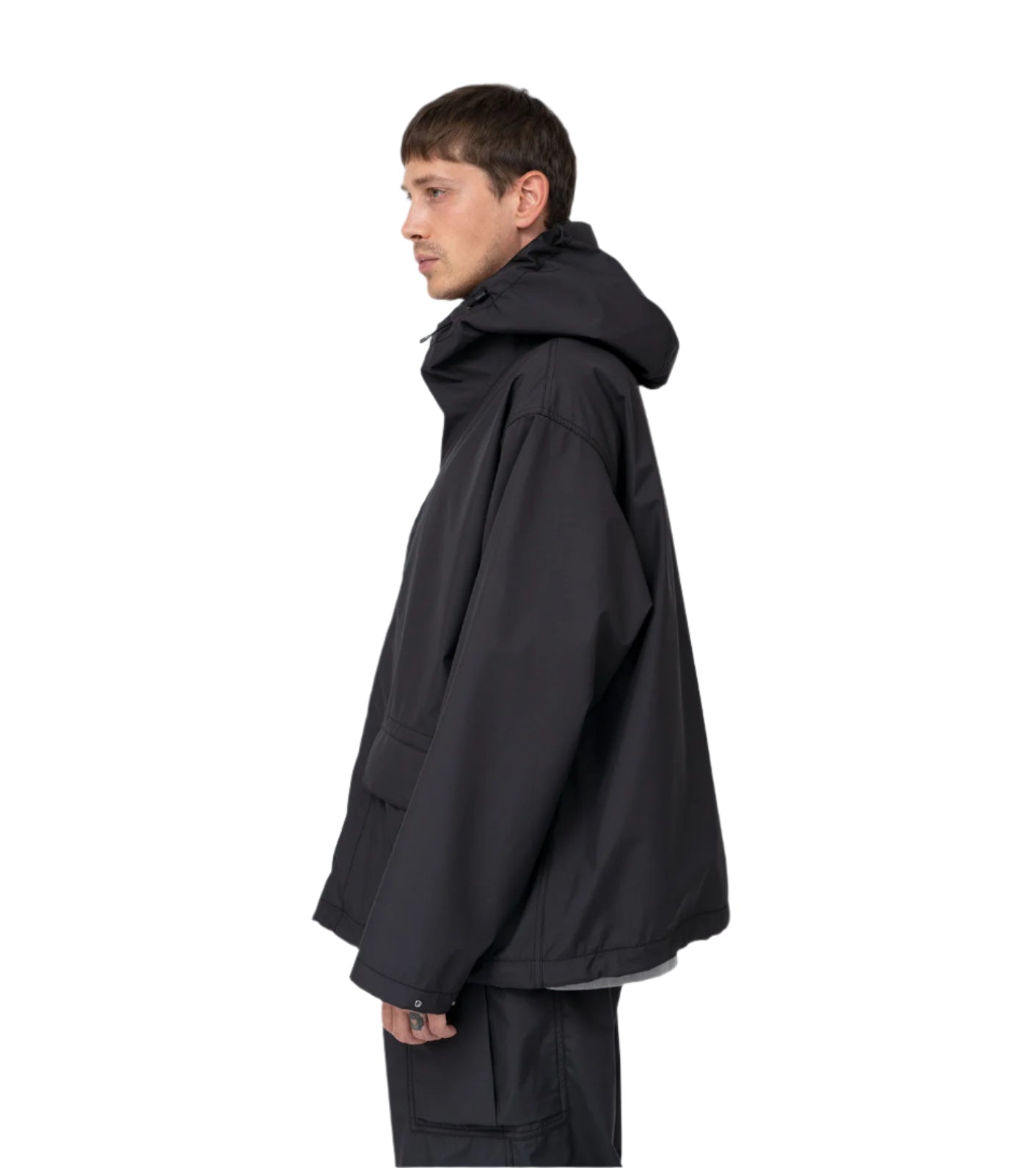 Nanamica 3L PERTEX SHIELD 2Way Travel Coat Black | VAVA STORE