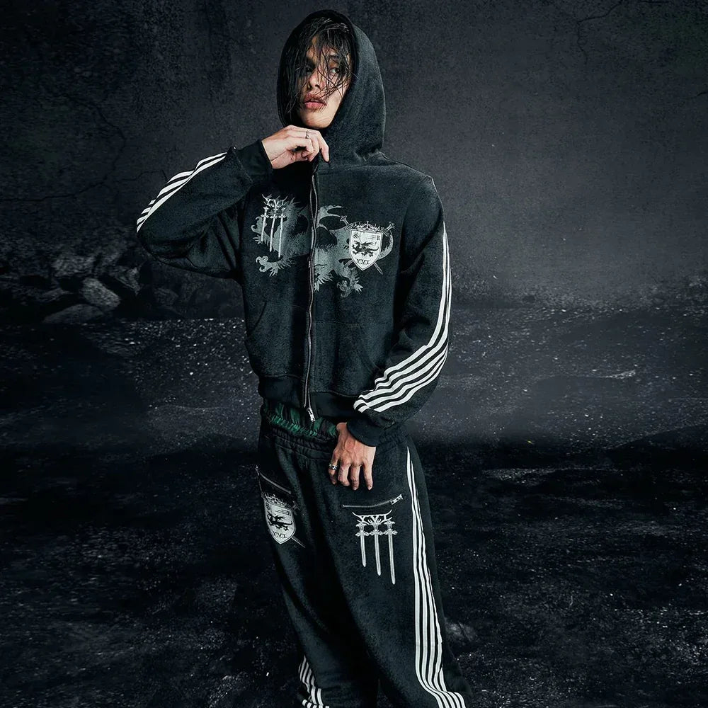 COZY WORLDWIDE Product Page - Royal Knight Club Waxed Hoodie