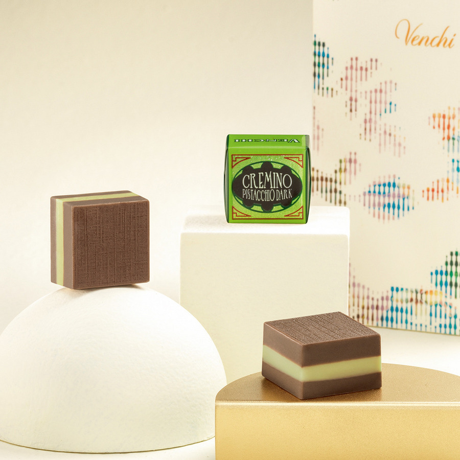 クレミノ ピスタチオ ダーク 9個入 420743｜ヴェンキ｜Venchi【公式