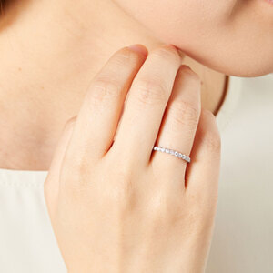 GPAR0030__DI ハーフエタニティ ダイヤモンド リング｜リング・指輪