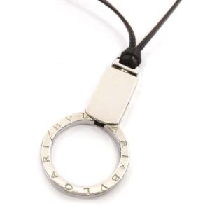 キーリング ネックレス レザーコード シルバー ブラウン（2022/04/26