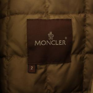 茶タグ ダウンジャケット ジップアップ 2 S 茶 ブラウン（2024/08/31