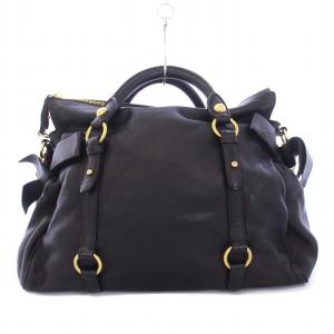 VITELLO LUX 2WAY バッグ ブラック（2024/11/16買取） - miumiu ミュウ