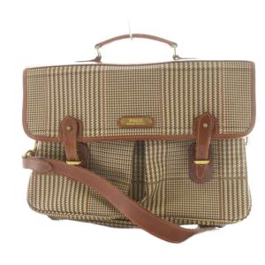 ブラックウォッチ ビジネスバッグ ブリーフケース グランチェック 緑