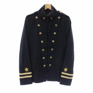 スター ライン ナポレオンジャケット 刺繍 金ボタン M ブラック（2022