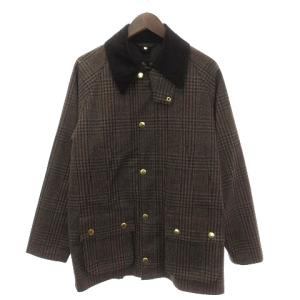 ビューティアンドユース別注 ビデイルジャケット チェック ブラウン