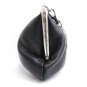 オーブ がま口 チェーン ショルダーバッグ ブラック（2025/02/05買取