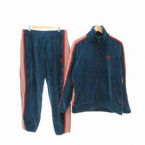 Keboz セットアップ コーデュロイ パピヨン刺繍 L 青（2025/01/24買取