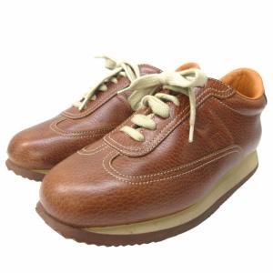 ターボ スニーカー レザー 23cm ブラウン（2023/05/22買取） - HERMES