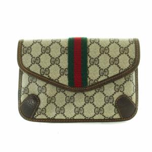 039 1103 3903 アクセサリーポーチ GGキャンバス ブラック（2023/07/17