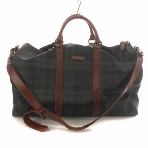 ブラックウォッチ ボストンバッグ ショルダーバッグ 2WAY チェック