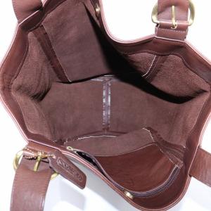 4082 オールドコーチ トートバッグ オールレザー 茶 ブラウン（2023/04