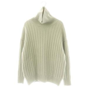 カシミヤ タートルネック ニット セーター プルオーバー ミント