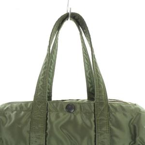 吉田カバン タンカー ドラムバッグ ミニボストン ロゴ カーキ 緑（2023