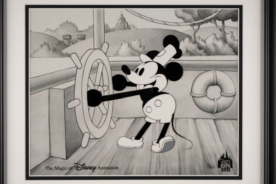 Steamboat Willie D23 Limited Edition Hand-Painted Cel - ID