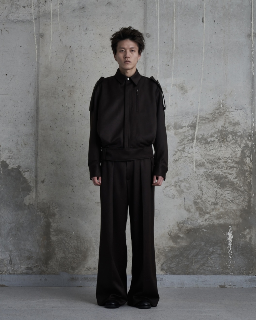 Omar Afridi(オマールアフリディ)】BATTLE DRESS BLOUSON/ TOBACCO