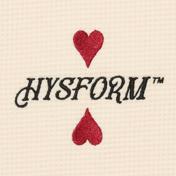 HENRY NECK WAFFLE L/S TEE | HYSFORM™ | VERTICAL GARAGE OFFICIAL