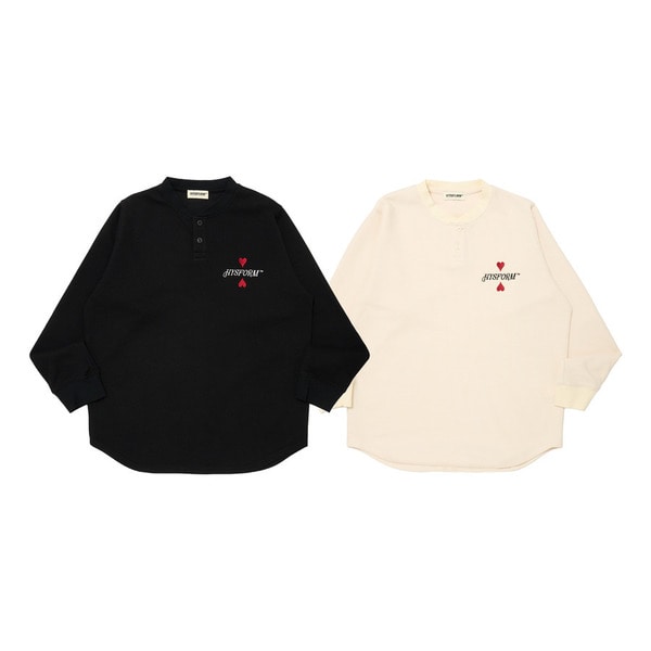 HENRY NECK WAFFLE L/S TEE | HYSFORM™ | VERTICAL GARAGE OFFICIAL