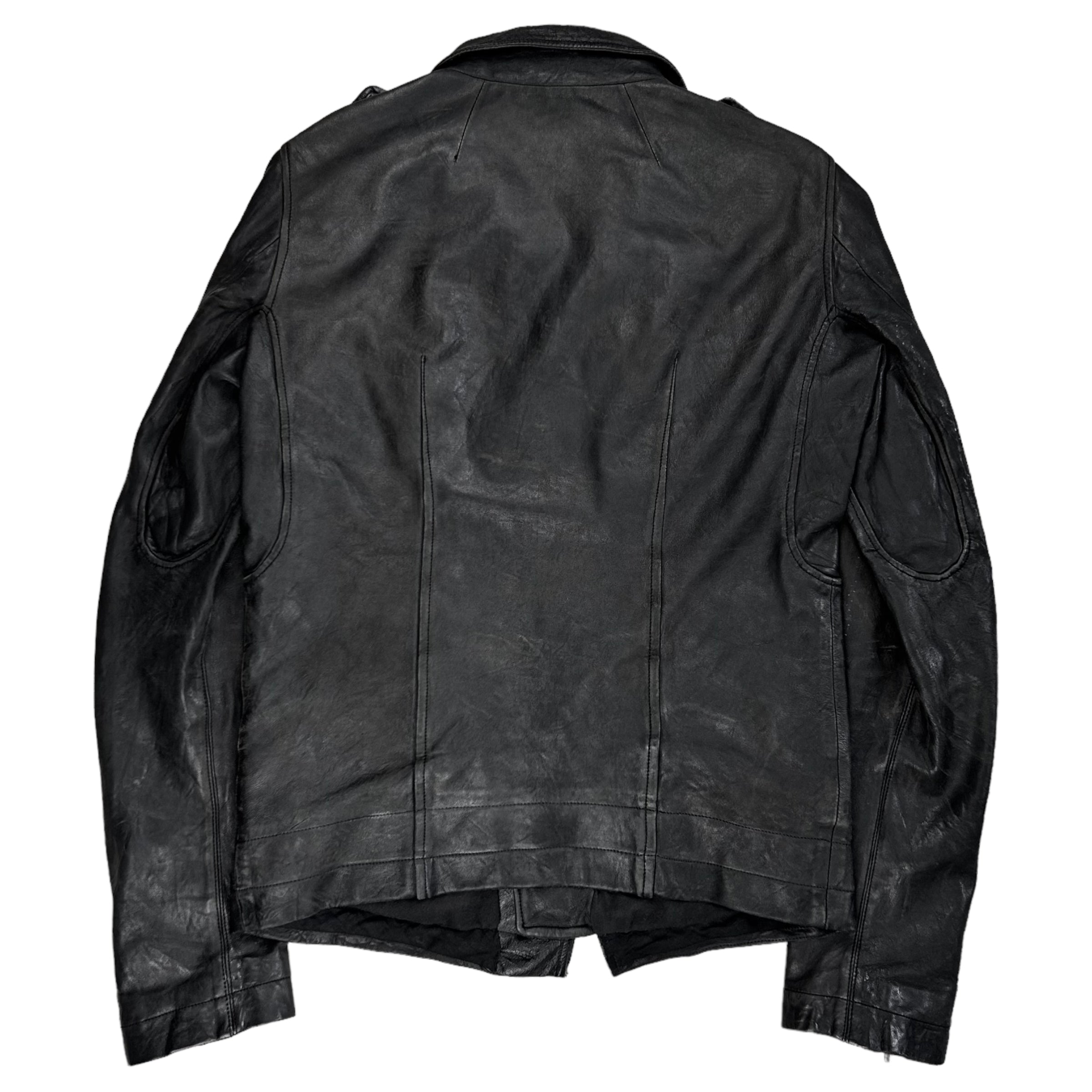 Rick Owens Strutter Biker Leather Jacket - SS09 – Vertical Rags