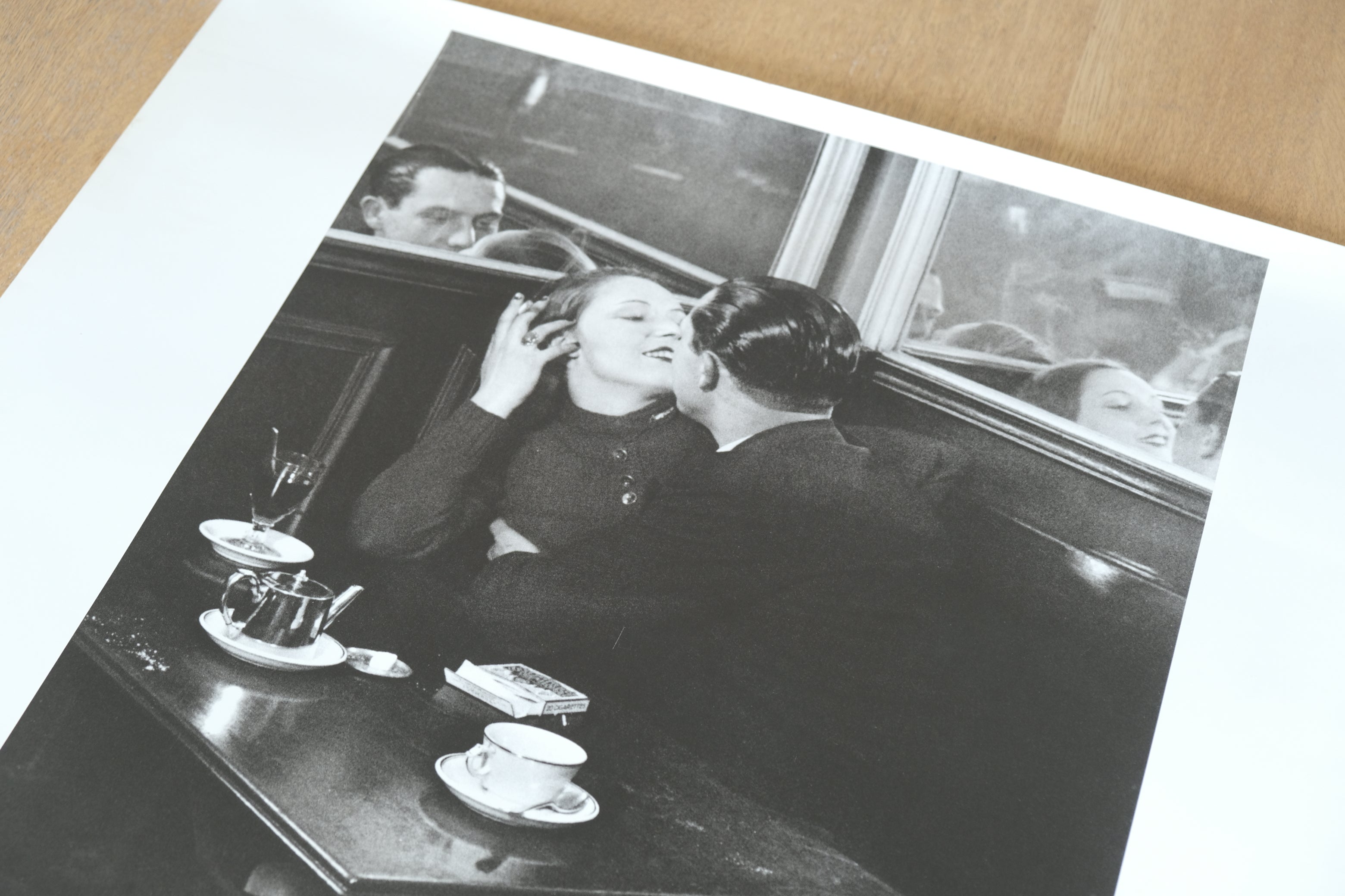 ブラッサイ展 ポスター 1990年 プランタン銀座開催 Paris Café 1932年作品