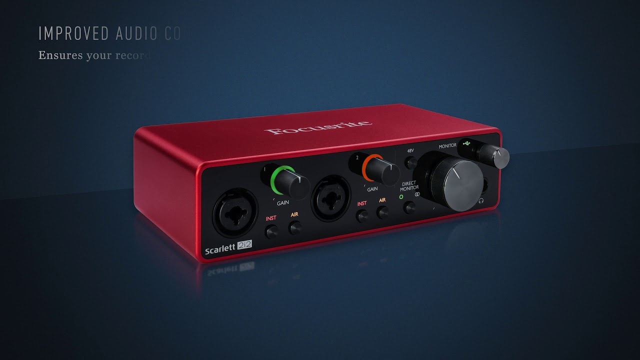 Focusrite Scarlett 2i2 Studio USB - Scarlett 2i2 Interface