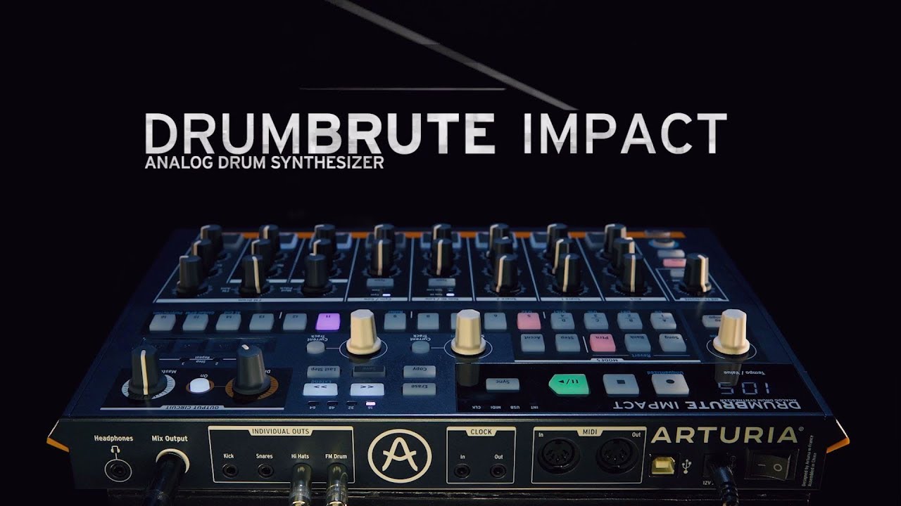 Arturia DrumBrute Impact Analog Drum Machine - Vintage King