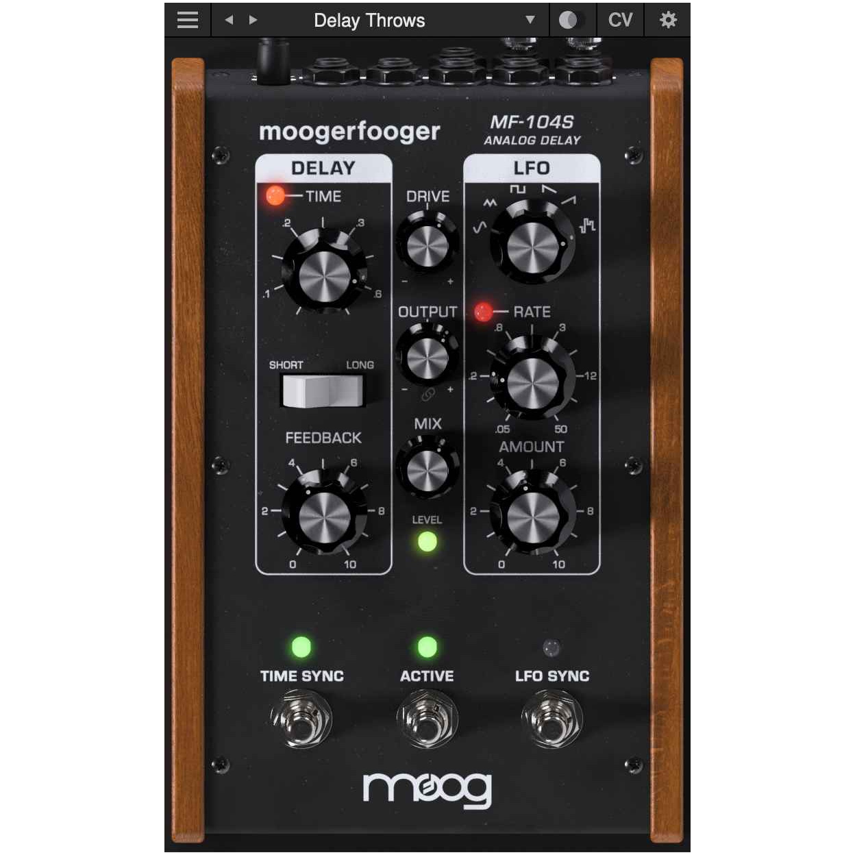 Moog MoogerFooger Effects MF-104S Analog Delay Plug-In