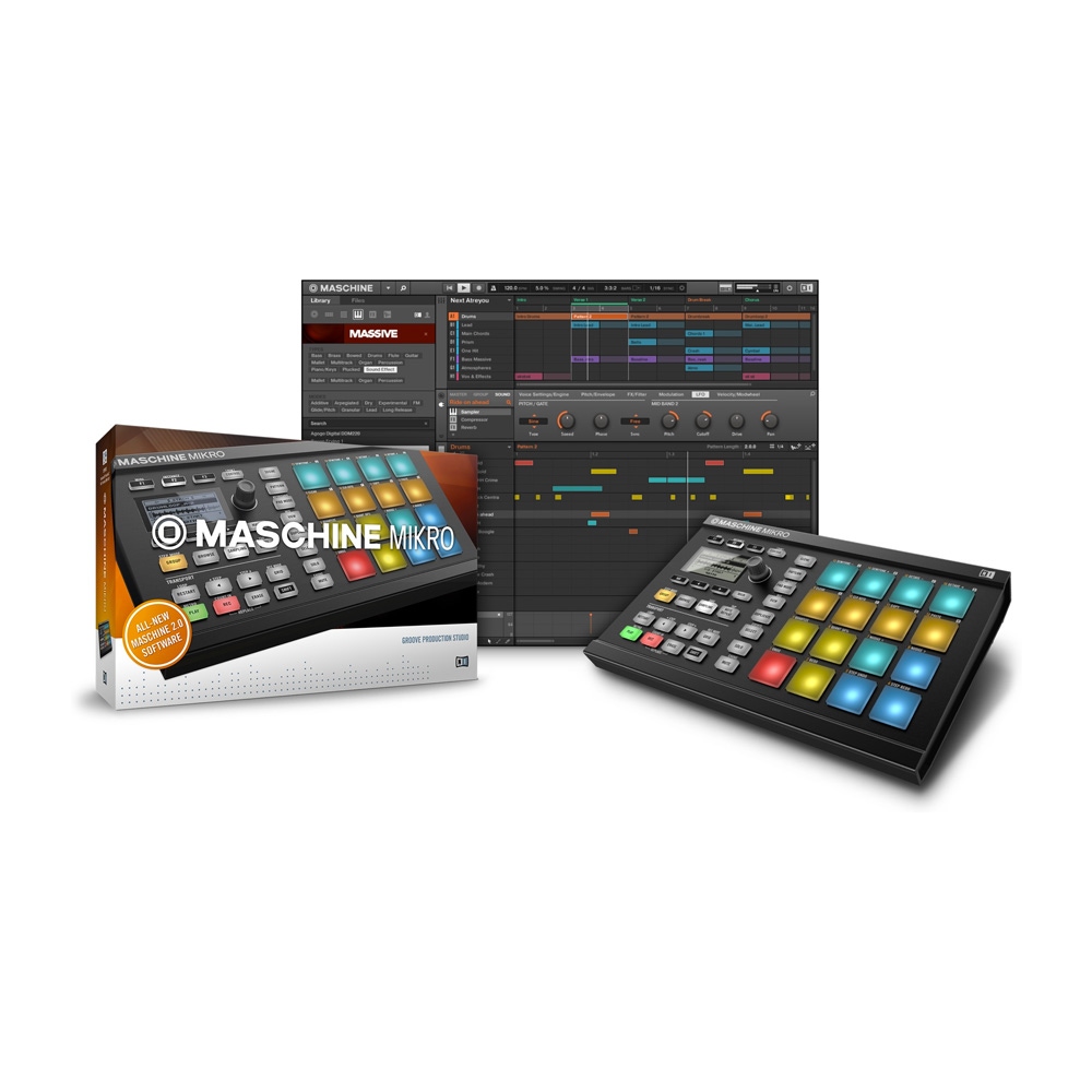 Native Instruments Maschine Mikro Mk2 - Black - Vintage King