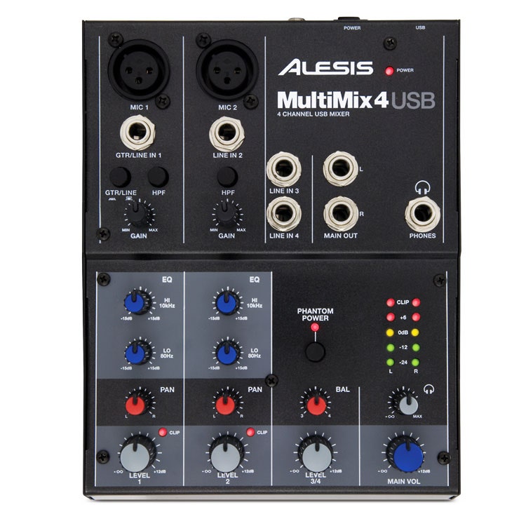 Alesis MultiMix 4 USB FX Mixer/Interface - Vintage King