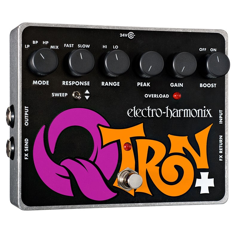 Electro-Harmonix Q-Tron Plus Envelope Filter Pedal with Effects