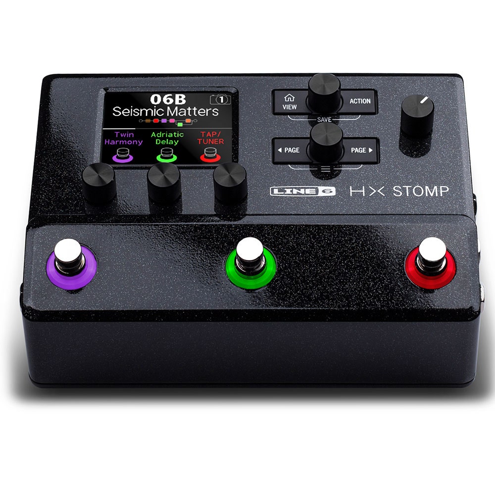 Line 6 HX Stomp Guitar Multi-Effects Floor Processor - Black