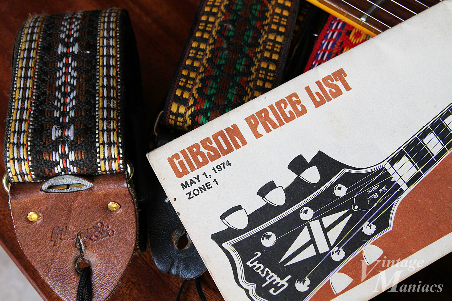 ヴィンテージ・ストラップと復刻 Gibson Original Collection