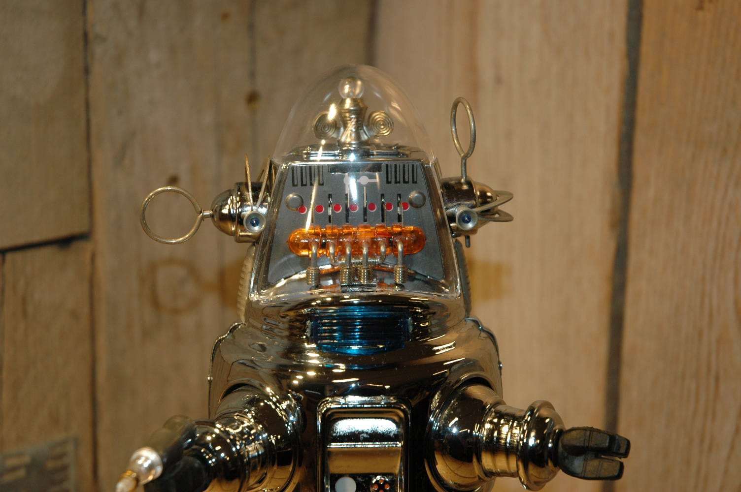 Osaka Tin Toy Institute - Robby the Robot Chrome version - Vintage