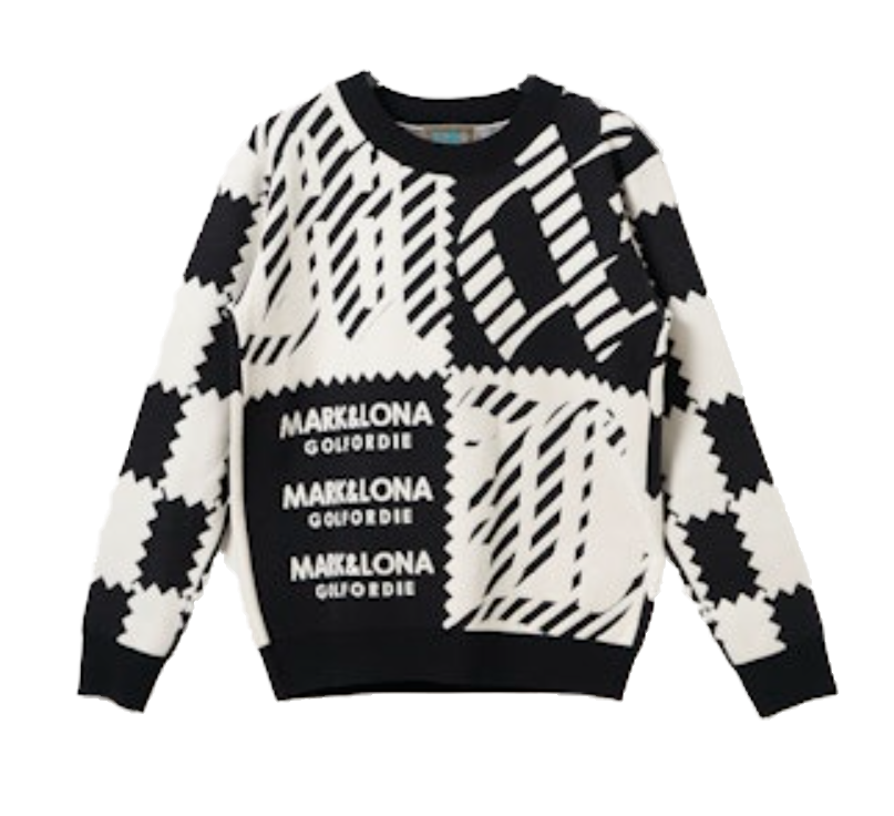 MARK&LONA - M.C.D Chenille Crew Knit | セーター | ブラック